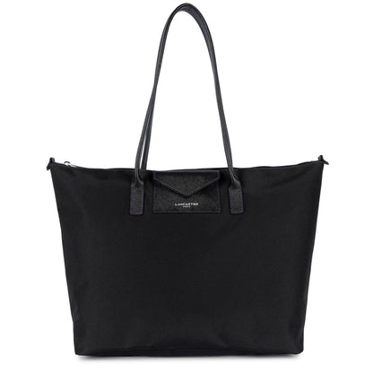grand sac cabas épaule - smart kba #couleur_noir-violet