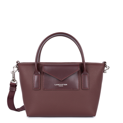 sac cabas main - maya double kba #couleur_bordeaux