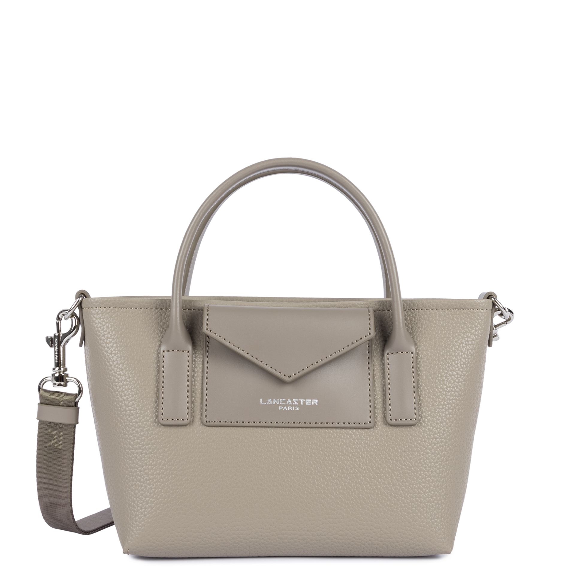 sac cabas main - maya double kba #couleur_galet-fonc