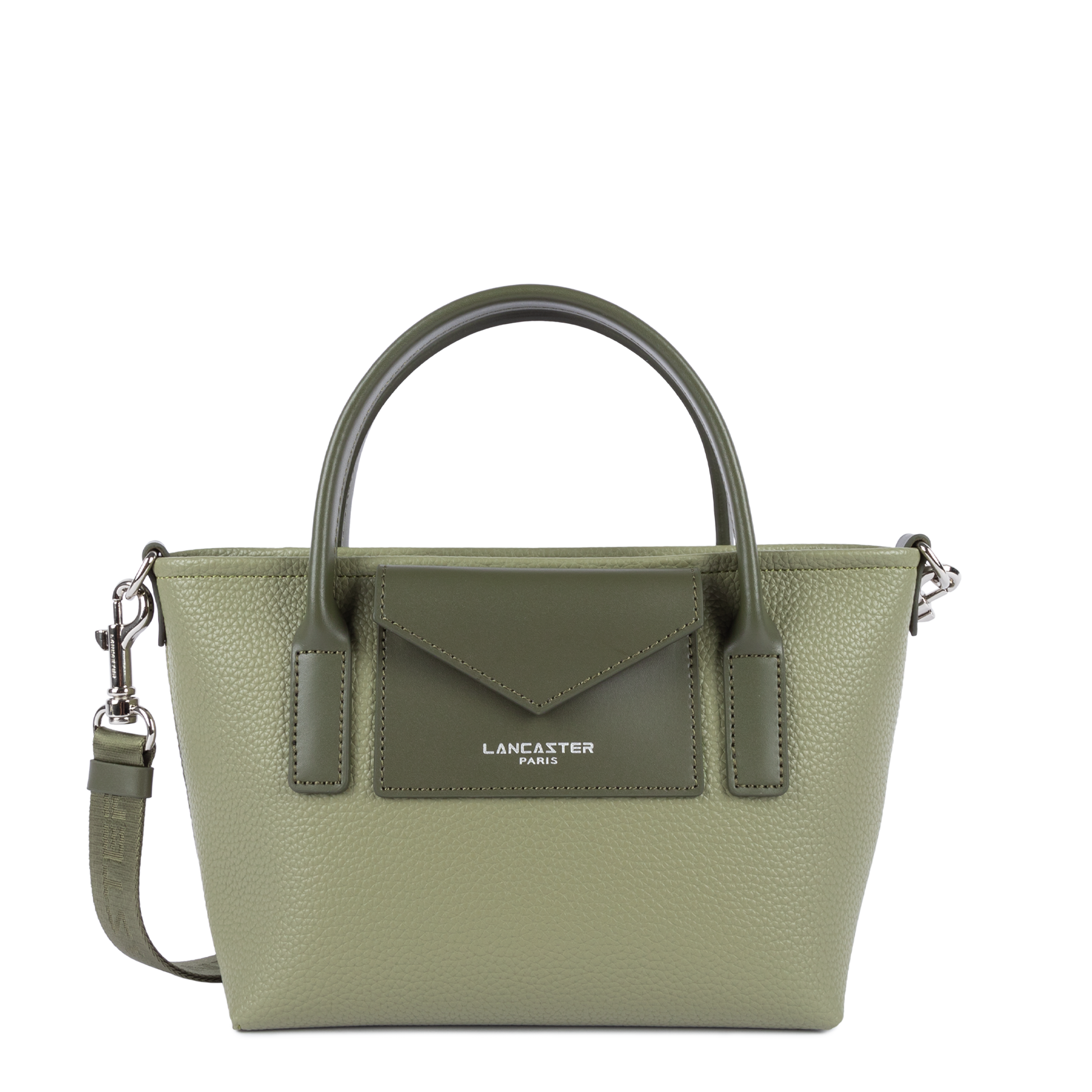 sac cabas main - maya double kba #couleur_olive