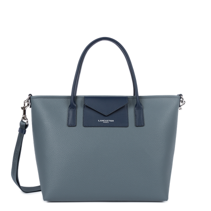 sac cabas main - maya double kba #couleur_bleu-givr