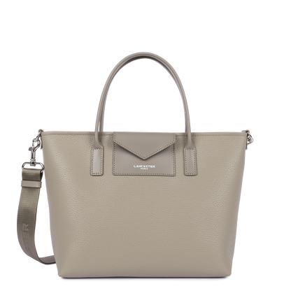sac cabas main - maya double kba #couleur_galet-fonc