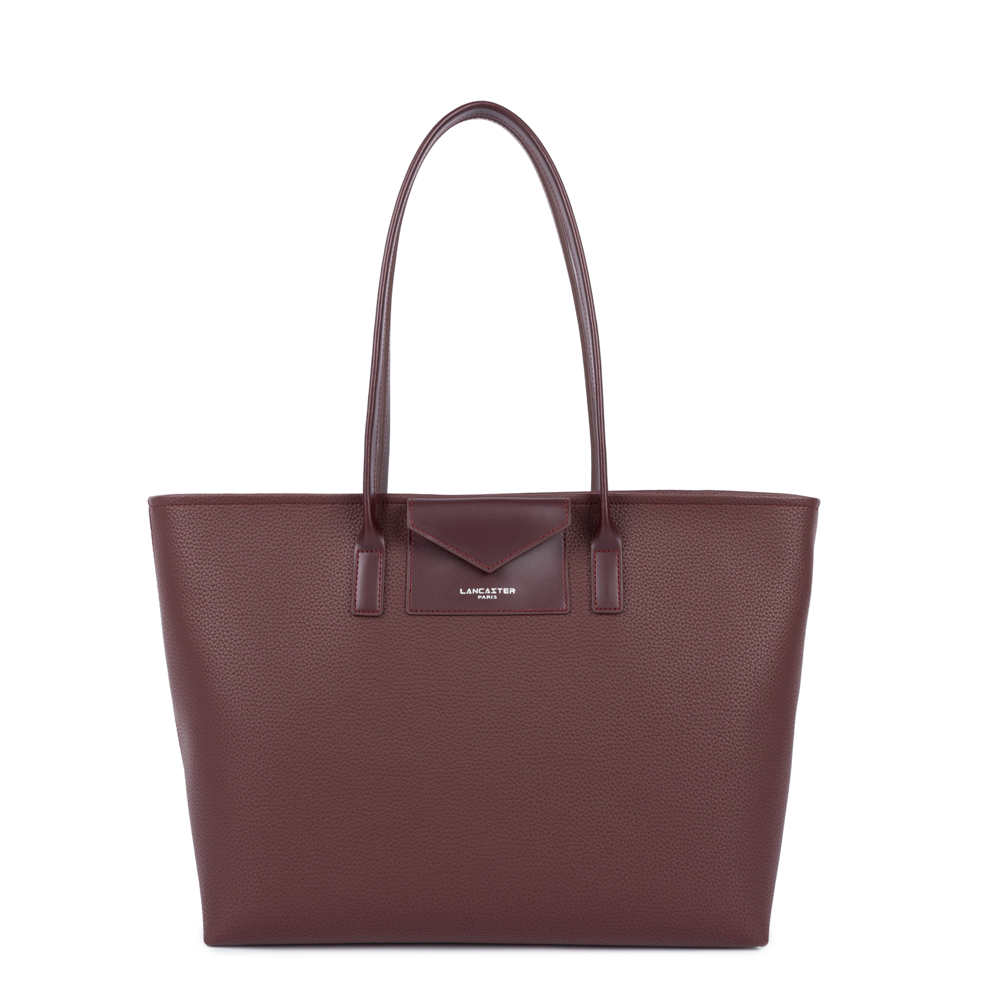 sac cabas épaule - maya double kba #couleur_bordeaux