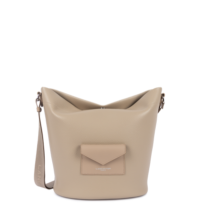 sac seau - maya double kba #couleur_beige-fonc