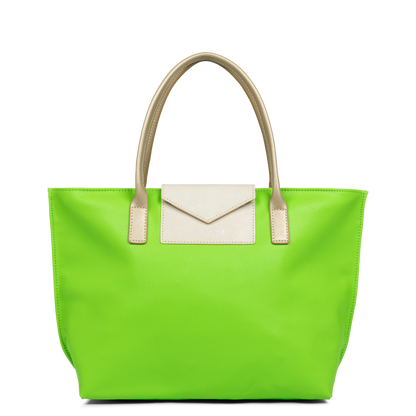 sac à main - maya kba #couleur_mousse-ivoire-or-ple