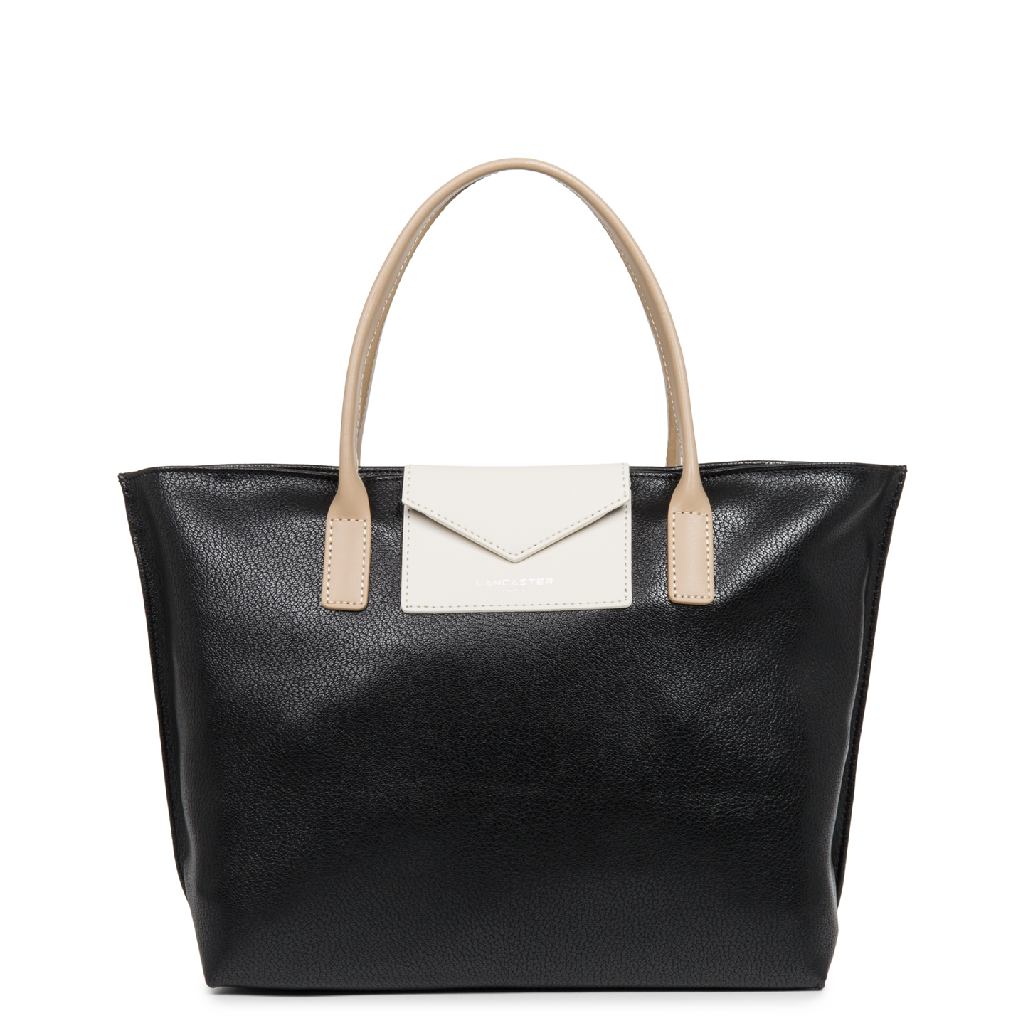 sac à main - maya #couleur_noir-ecru-nude
