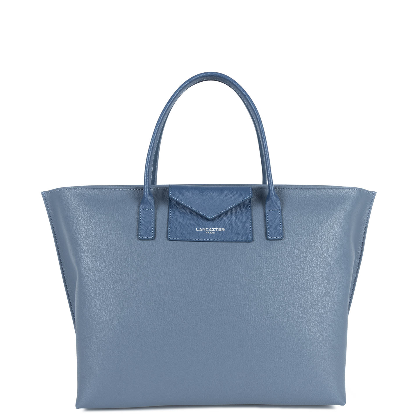 grand sac cabas main - maya #couleur_bleu-cendre