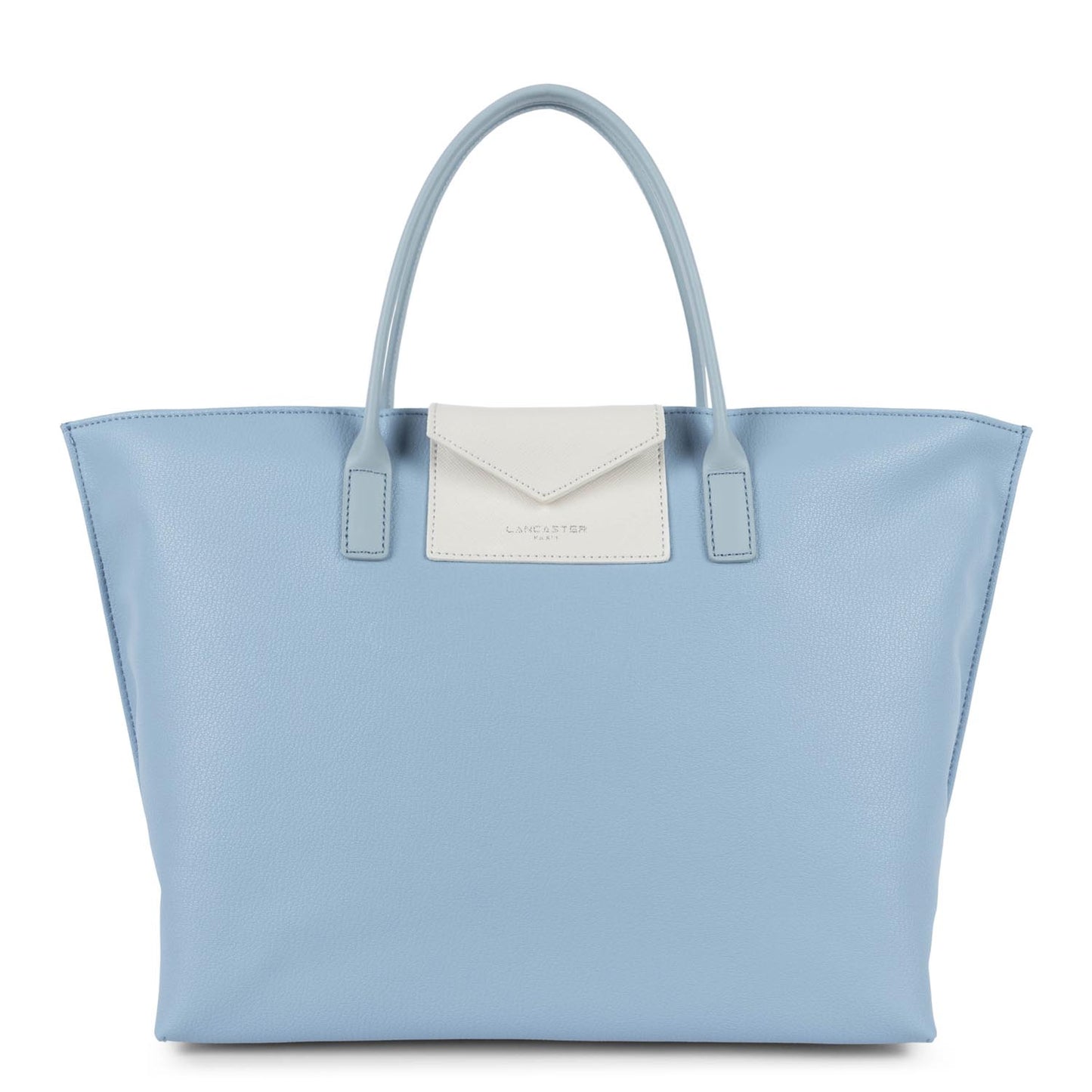 grand sac cabas main - maya #couleur_bleu-ciel-ivoire-bleu-cendre