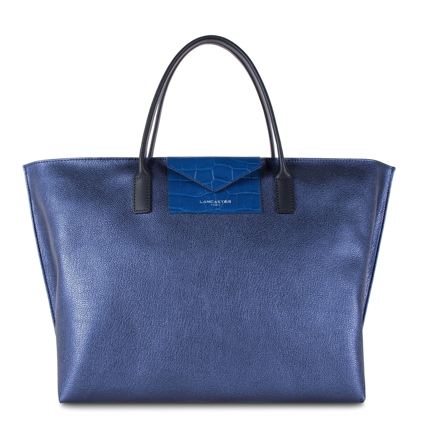 grand sac cabas main - maya #couleur_saphir-bleu-roi-bleu-fonc