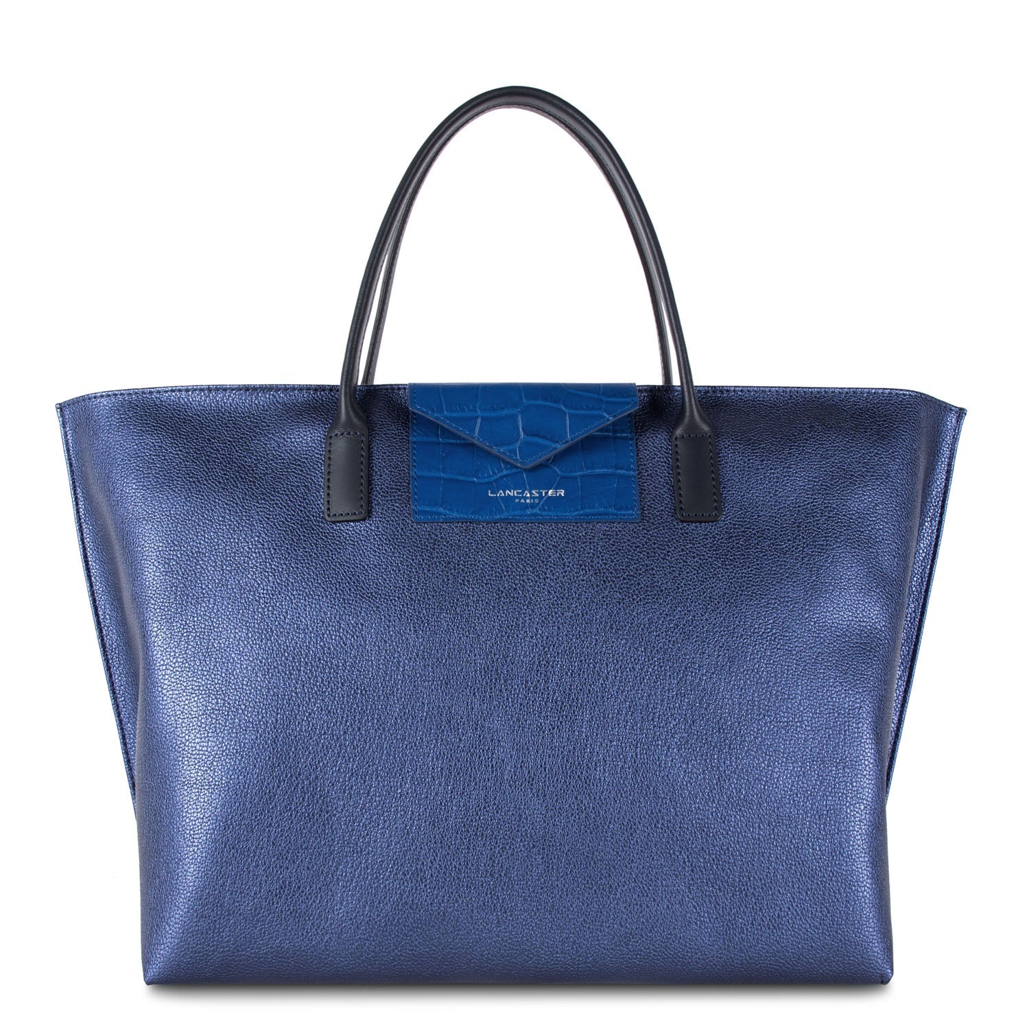 grand sac cabas main - maya #couleur_saphir-bleu-roi-bleu-fonc