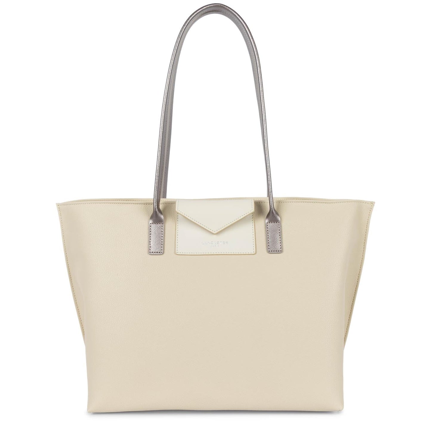 grand sac cabas épaule - maya #couleur_beige-ecru-or-rose