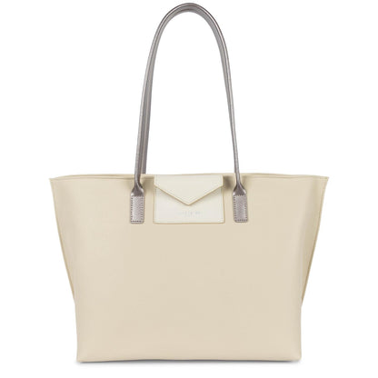 grand sac cabas épaule - maya #couleur_beige-ecru-or-rose