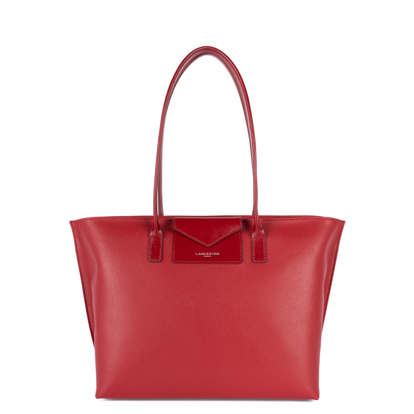 grand sac cabas épaule - maya #couleur_carmin