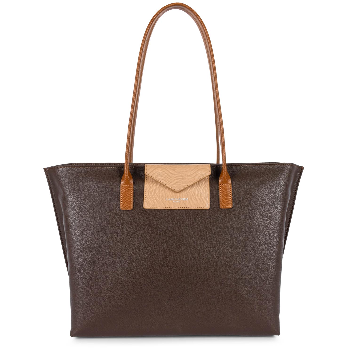 grand sac cabas épaule - maya #couleur_marron-naturel-camel