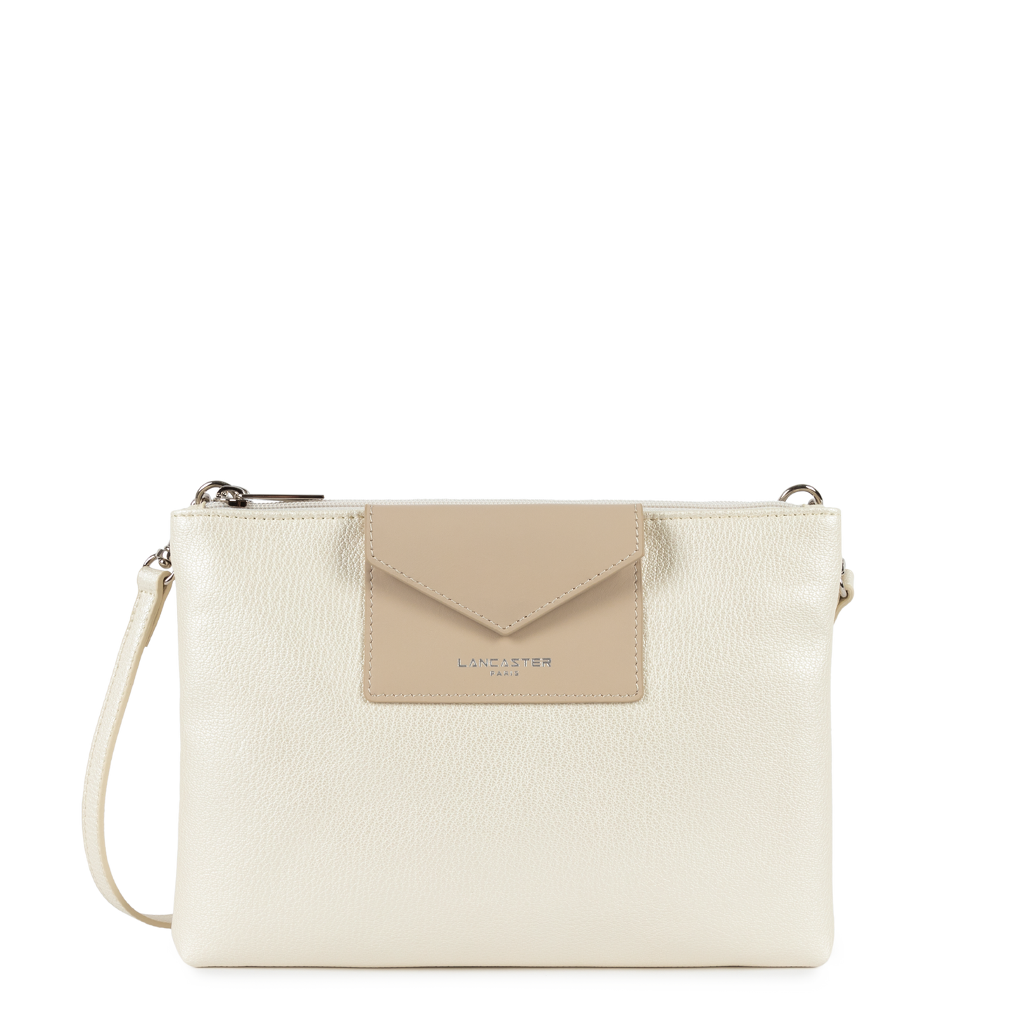 double pochette - maya #couleur_blanc-nacr