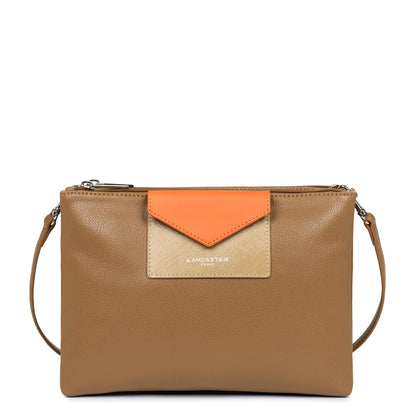 double pochette - maya #couleur_camel-naturel-orange