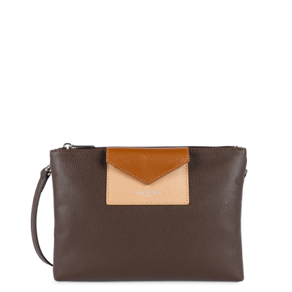 double pochette - maya #couleur_marron-naturel-camel