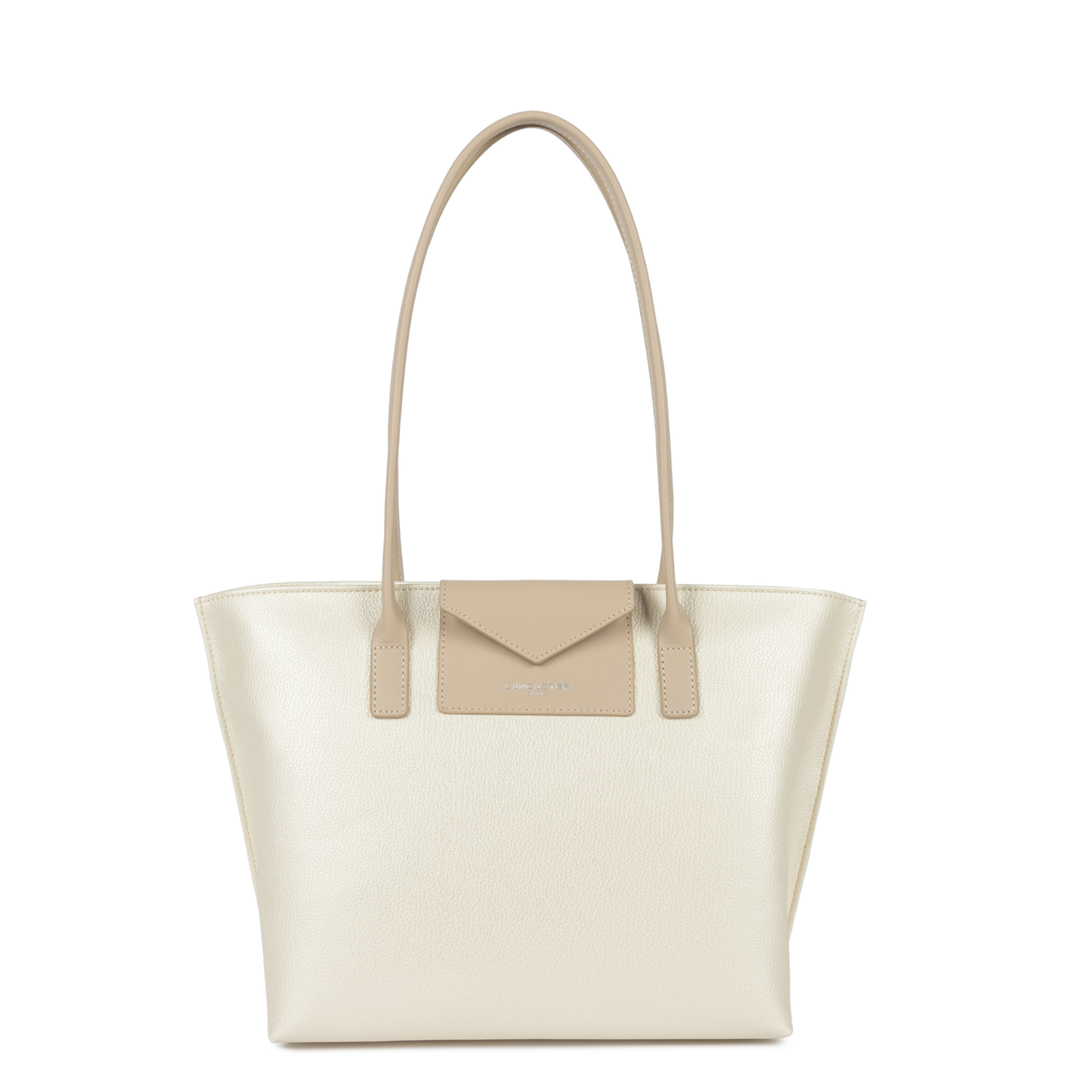 sac cabas épaule - maya #couleur_blanc-nacr