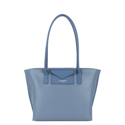 sac cabas épaule - maya #couleur_bleu-cendre