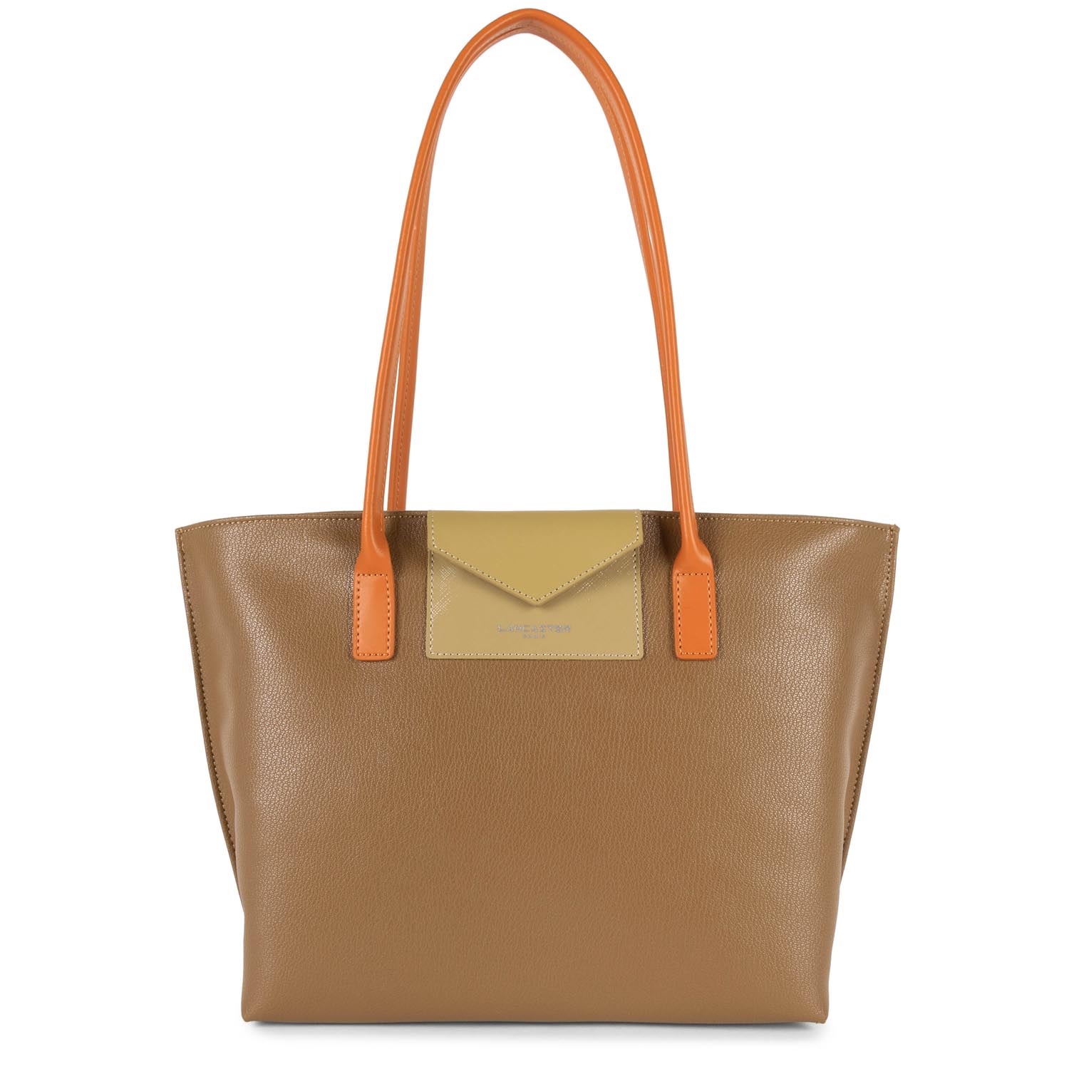 sac cabas épaule - maya #couleur_camel-naturel-orange