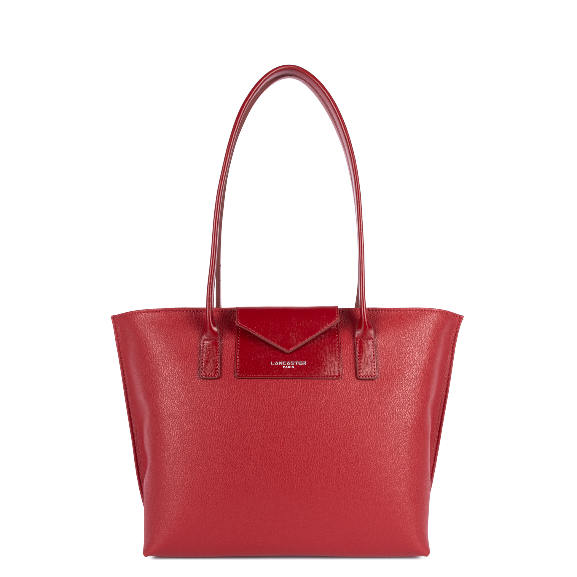 sac cabas épaule - maya #couleur_carmin
