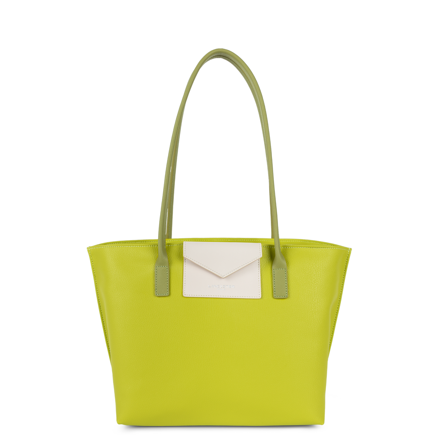 sac cabas épaule - maya #couleur_cleri-ecru-pistache