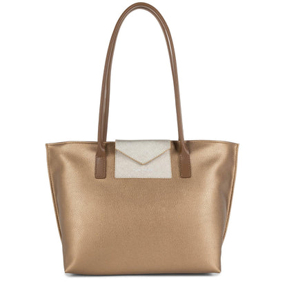 sac cabas épaule - maya kba #couleur_cuivre-or-ple-vison