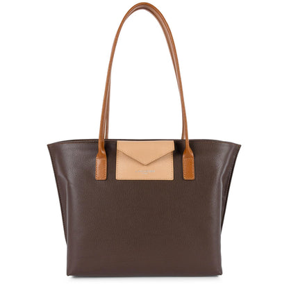 sac cabas épaule - maya #couleur_marron-naturel-camel