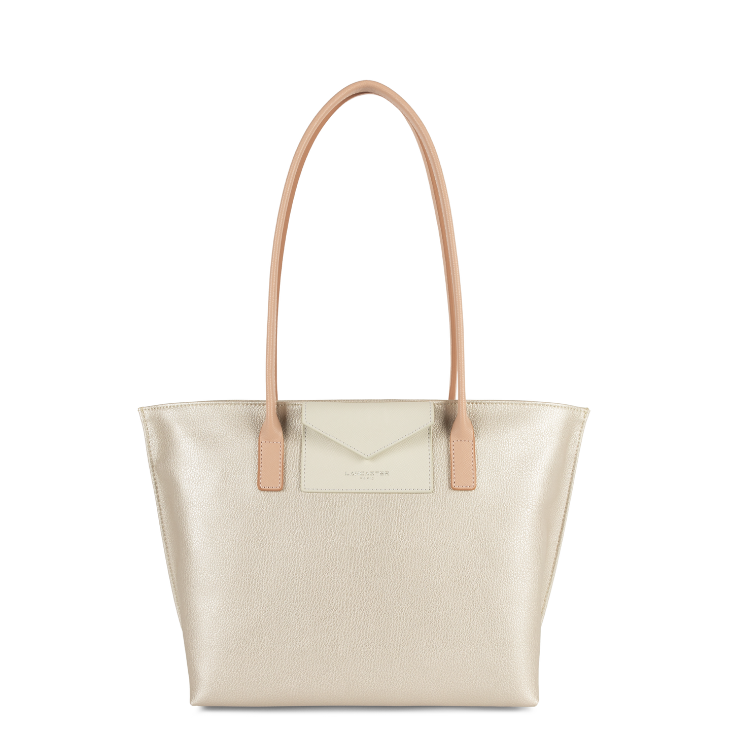 sac cabas épaule - maya #couleur_nacre-blanc-poudre