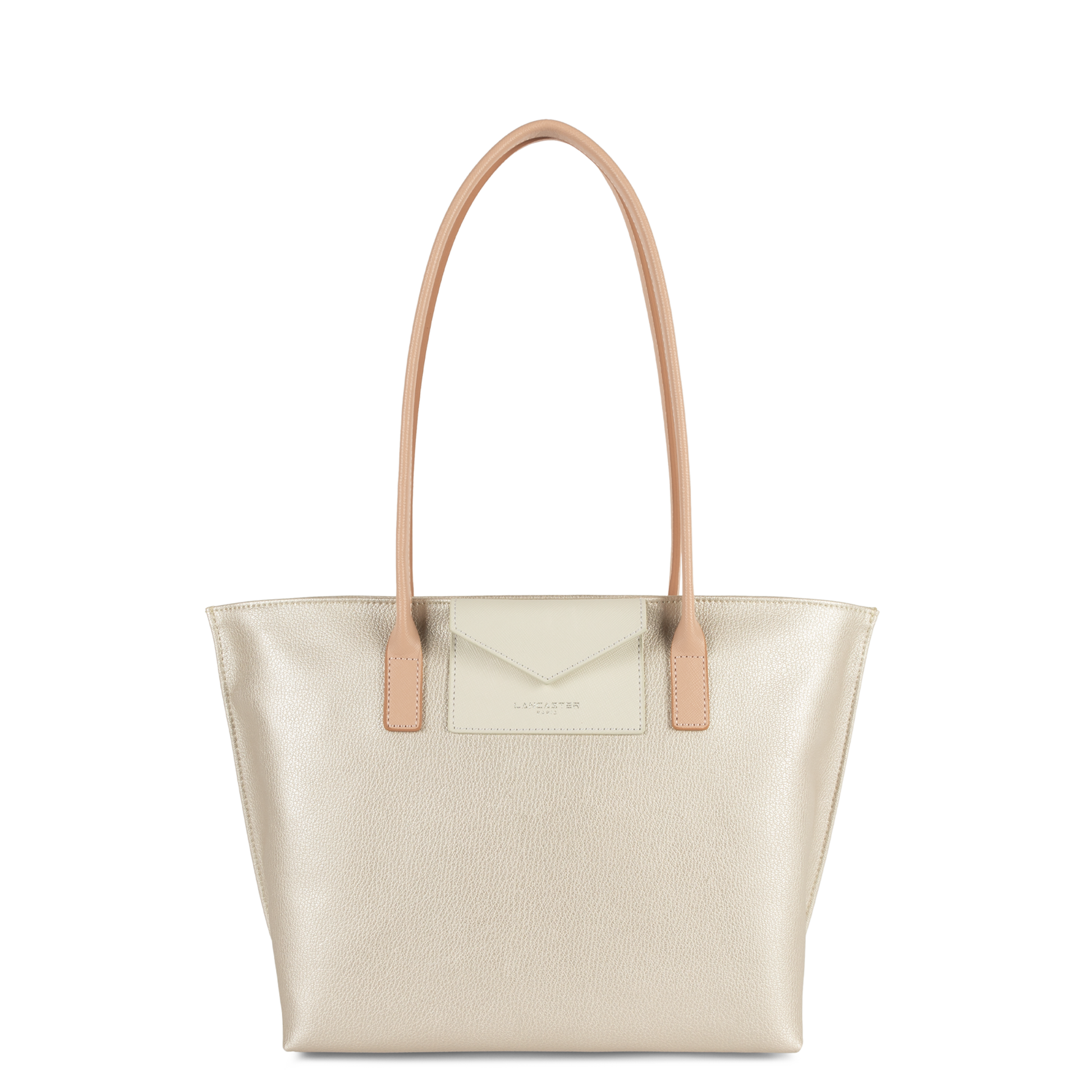 sac cabas épaule - maya #couleur_nacre-blanc-poudre