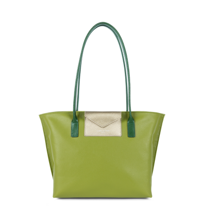 sac cabas épaule - maya #couleur_olive-fusil-vert-fonc