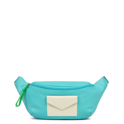 sac banane - maya #couleur_lagon-ivoire-vert-eco
