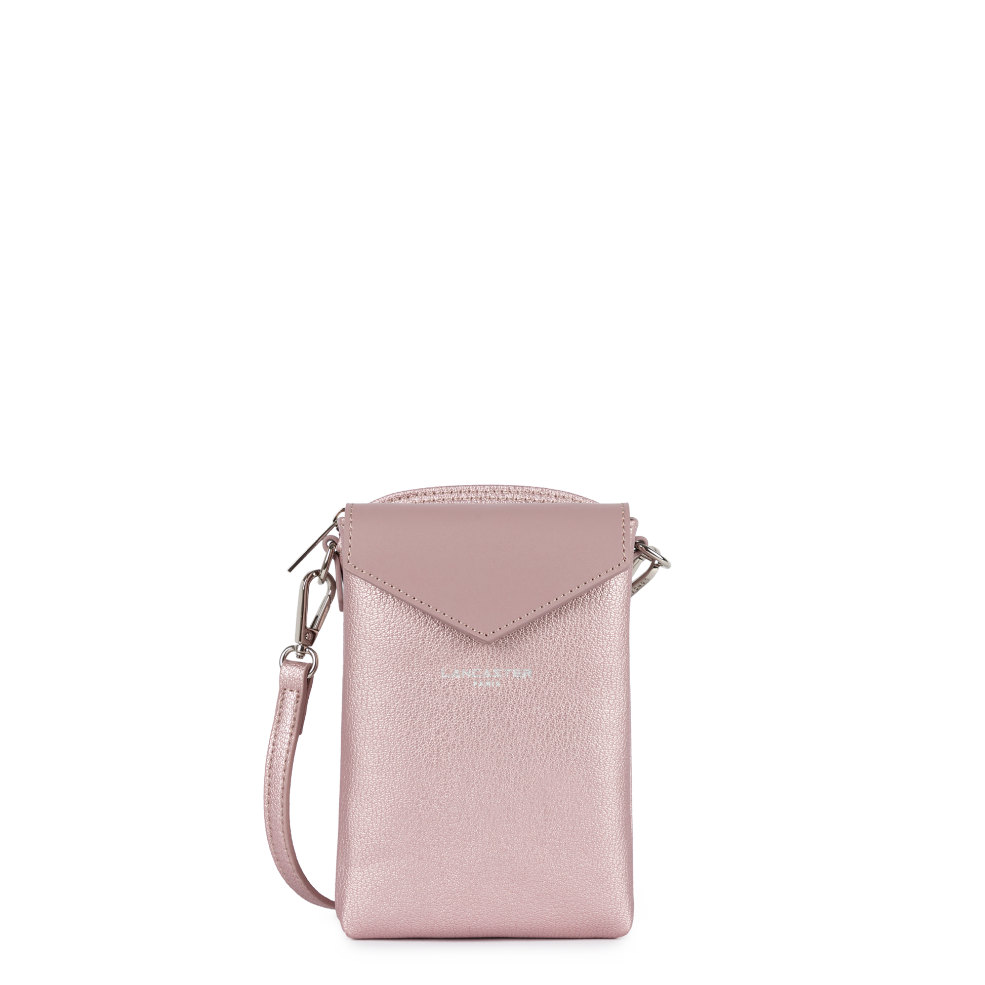 pochette smartphone - maya #couleur_rose-nacr