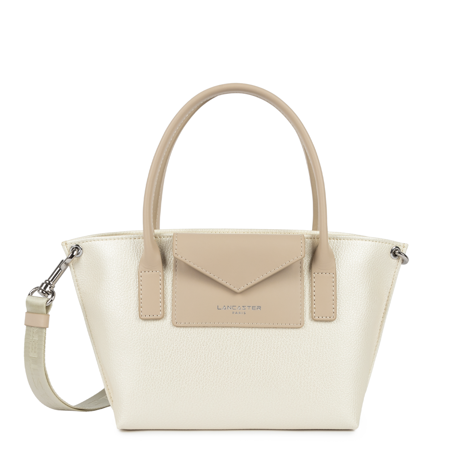mini sac à main - maya #couleur_blanc-nacr