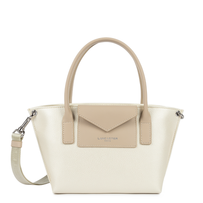 mini sac à main - maya #couleur_blanc-nacr