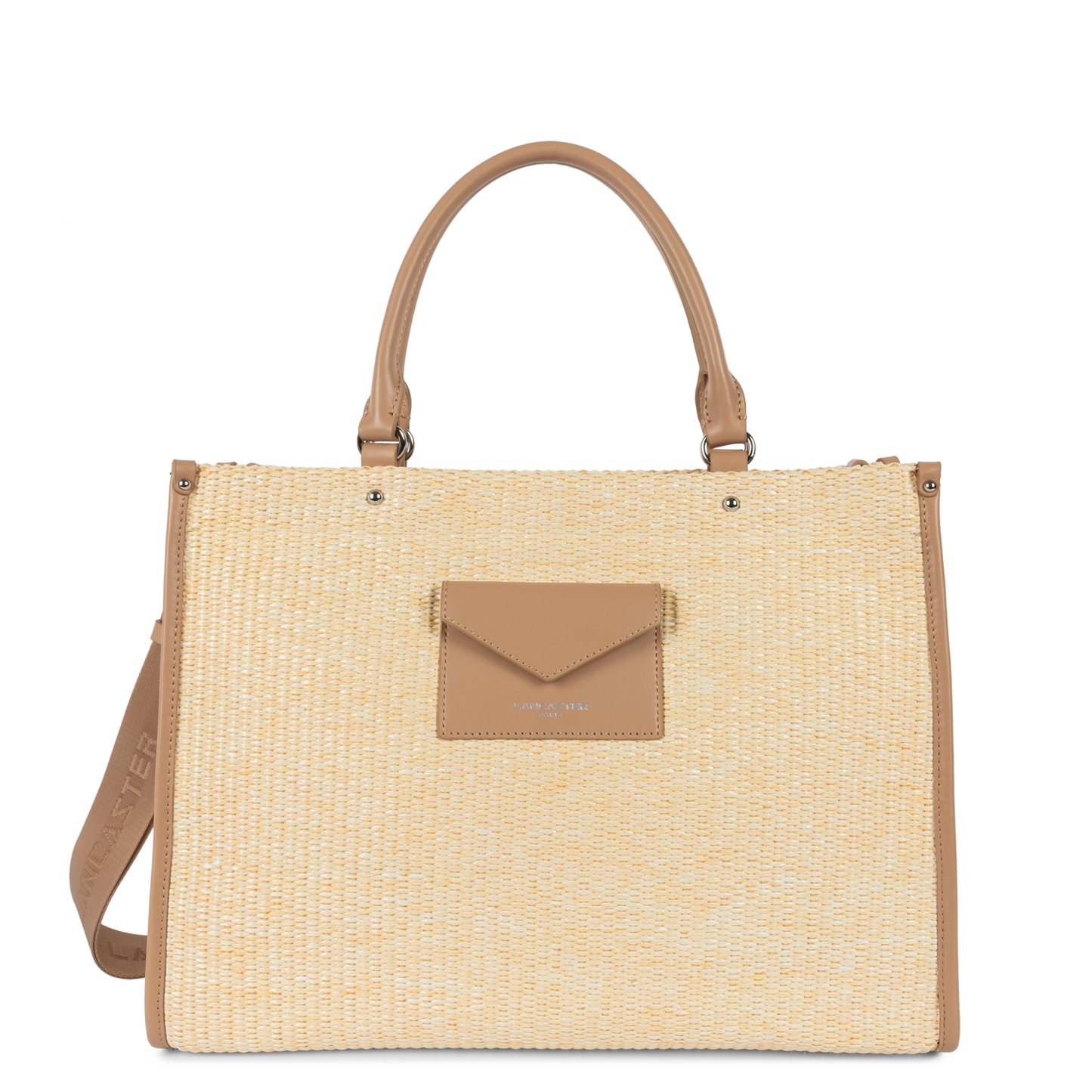 sac cabas main - actual mini osier #couleur_beige-sable