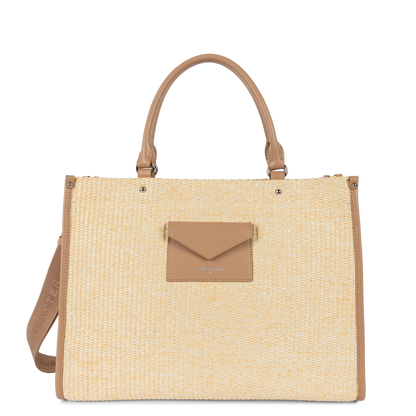 sac cabas main - actual mini osier #couleur_beige-sable