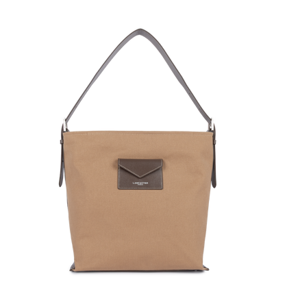 grand sac seau - canvas kba #couleur_sable-marron