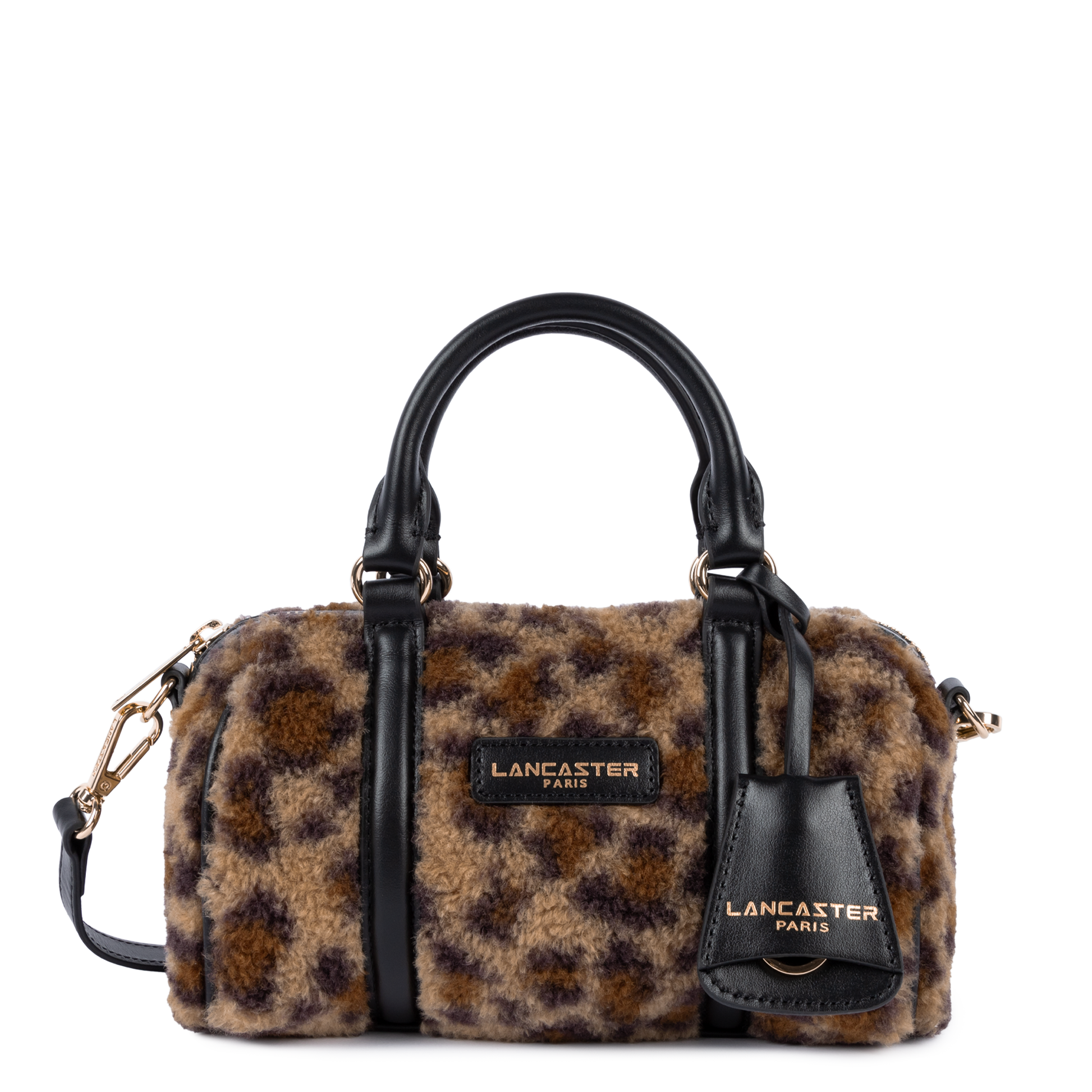 petit sac polochon - moumoute #couleur_noir-lopard