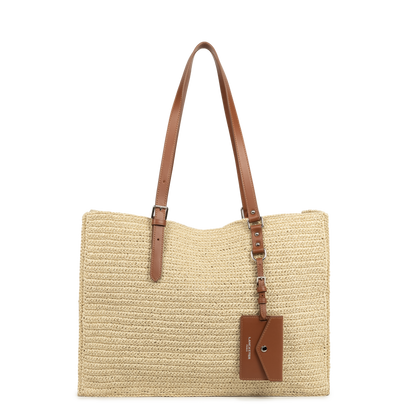 sac cabas épaule - playa #couleur_camel