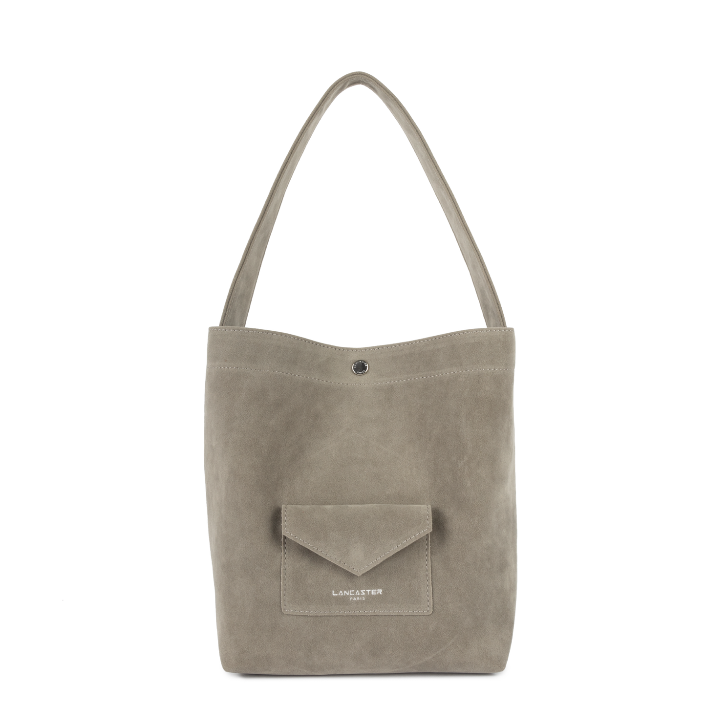 mini sac seau - suédine kba #couleur_gris