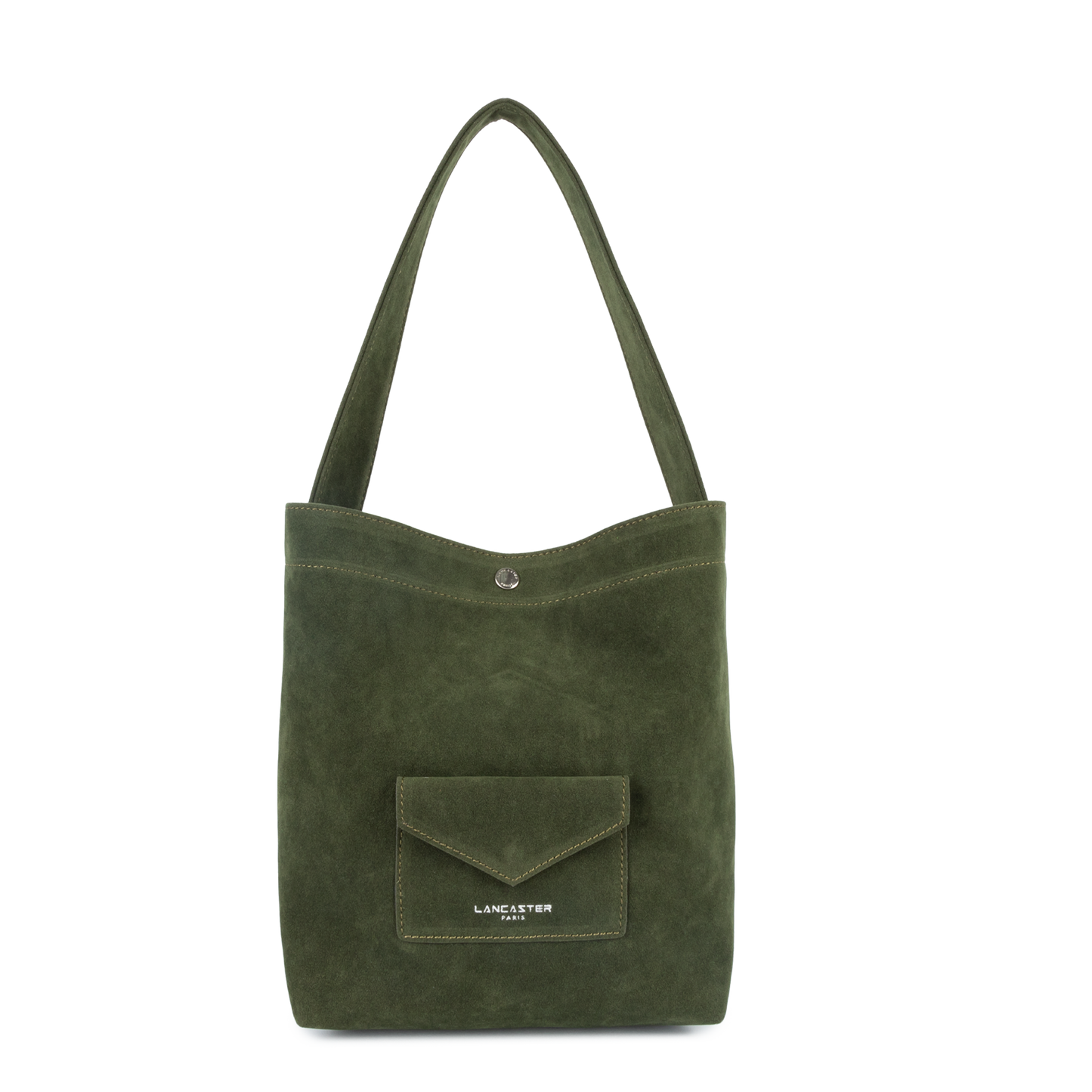 mini sac seau - suédine kba #couleur_kaki