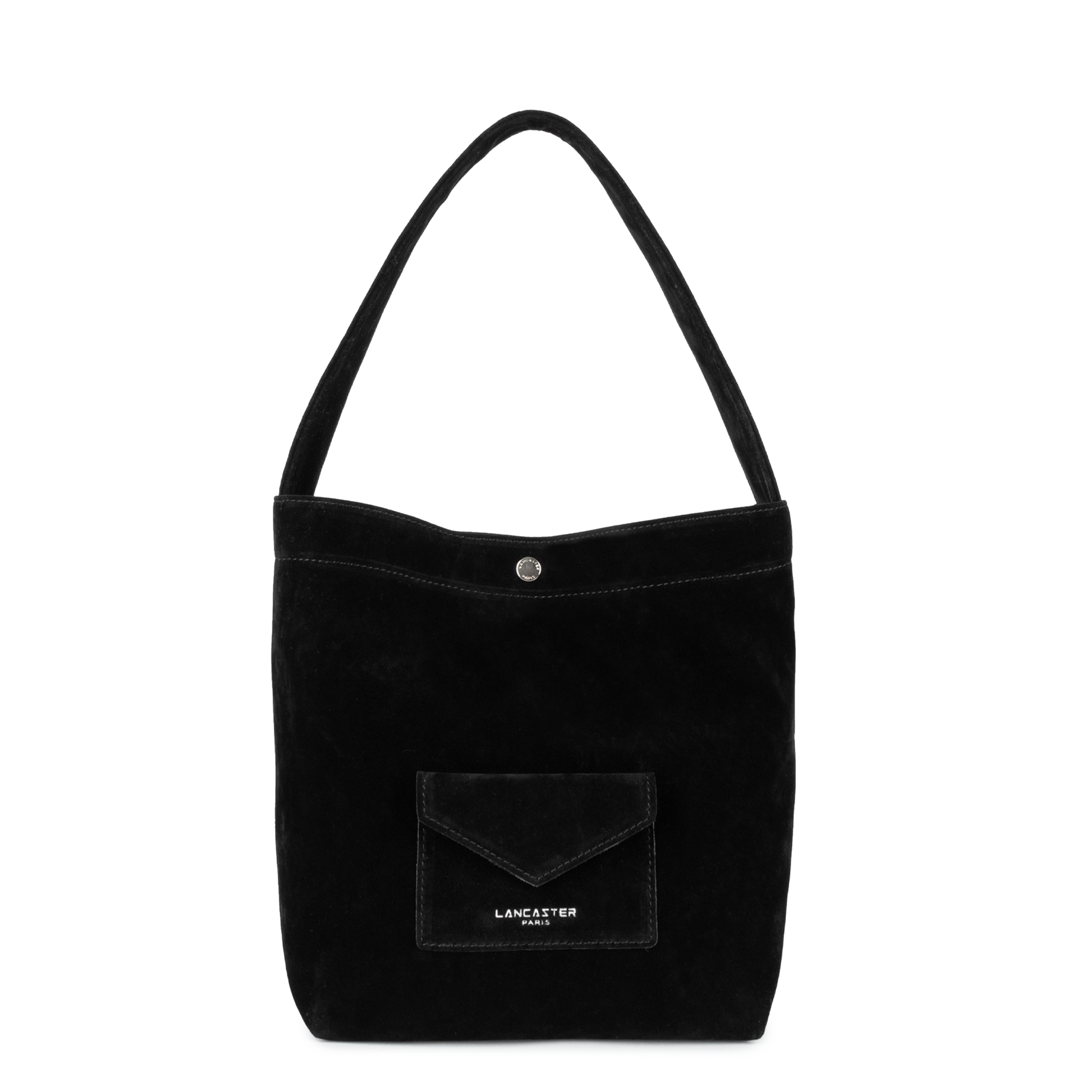 mini sac seau - suédine kba #couleur_noir