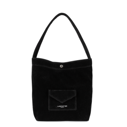 mini sac seau - suédine kba #couleur_noir