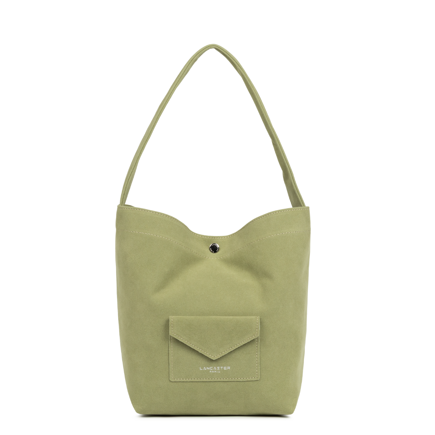mini sac seau - suédine kba #couleur_pistache