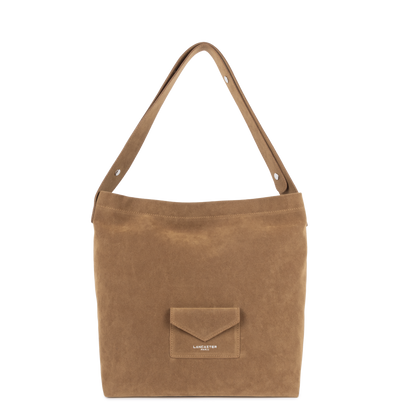 sac seau - suédine kba #couleur_camel