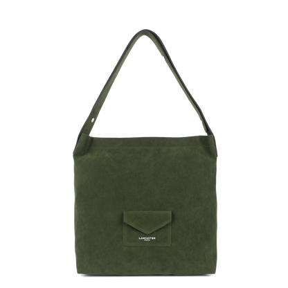 sac seau - suédine kba #couleur_kaki