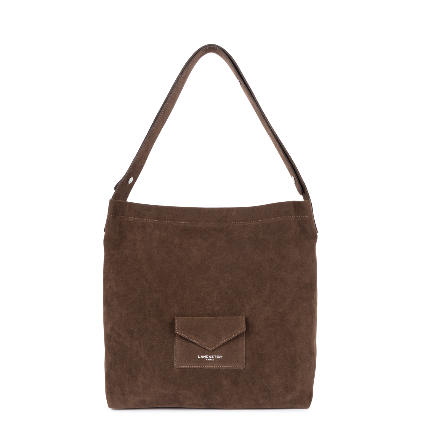 sac seau - suédine kba #couleur_marron