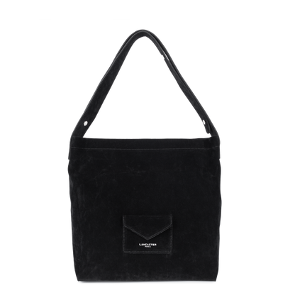 sac seau - suédine kba #couleur_noir