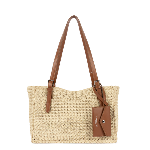 sac cabas épaule - playa #couleur_camel